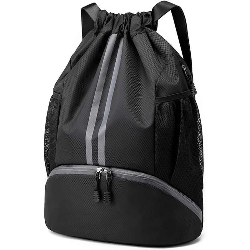 Sports drawstring backpack, swimming fitness bag, suitable for both men and women