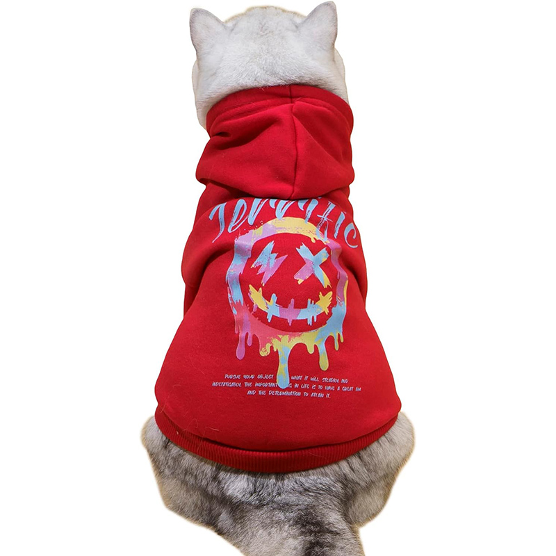 Cartoon Bear Printed Dog Hoodie Dog Sports Shirt Cat Shirt Clothing Winter